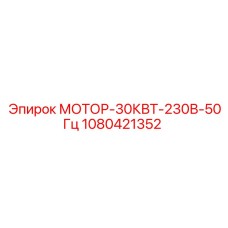 1080421352 МОТОР-30КВТ-230В-50Гц Epiroc