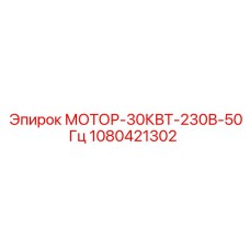 1080421302 МОТОР-30КВТ-230В-50Гц Epiroc