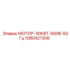 1080421306 МОТОР-30КВТ-500В-50Гц Epiroc