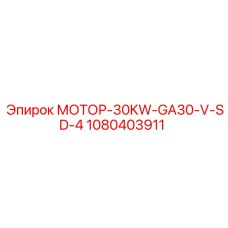 1080403911 МОТОР-30KW-GA30-V-SD-4 Эпирок