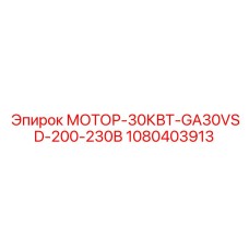 1080403913 МОТОР-30КВТ-GA30VSD-200-230В Эпирок
