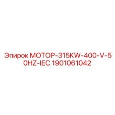 1901061042 МОТОР-315KW-400-V-50HZ-IEC Epiroc