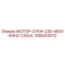 1080419212 МОТОР-37KW-230-460V-60HZ-CSAUL Epiroc