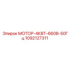 1092127311 МОТОР-4КВТ-660В-50Гц Epiroc