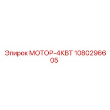1080296605 МОТОР-4КВТ Эпирок
