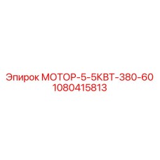 1080415813 МОТОР-5-5КВТ-380-60 Эпирок