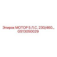 GS13050029 МОТОР 5 Л.С. 230/460 В. Epiroc