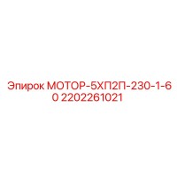 2202261021 МОТОР-5ХП2П-230-1-60 Epiroc