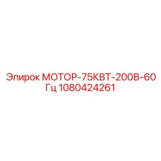 1080424261 МОТОР-75КВТ-200В-60Гц Epiroc