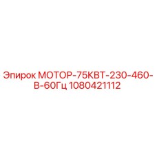 1080421112 МОТОР-75КВТ-230-460-В-60Гц Epiroc