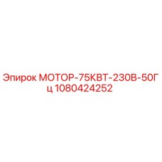 1080424252 МОТОР-75КВТ-230В-50Гц Epiroc