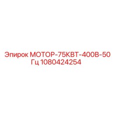 1080424254 МОТОР-75КВТ-400В-50Гц Epiroc