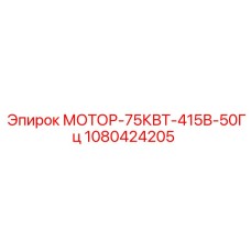 1080424205 МОТОР-75КВТ-415В-50Гц Epiroc