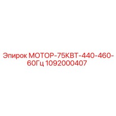 1092000407 МОТОР-75КВТ-440-460-60Гц Epiroc
