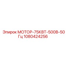 1080424256 МОТОР-75КВТ-500В-50Гц Epiroc