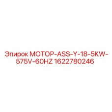 1622780246 МОТОР-ASS-Y-18-5KW-575V-60HZ Epiroc