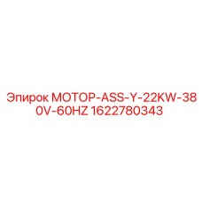 1622780343 МОТОР-ASS-Y-22KW-380V-60HZ Epiroc