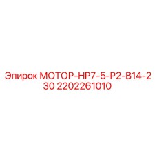 2202261010 МОТОР-HP7-5-P2-B14-230 Epiroc