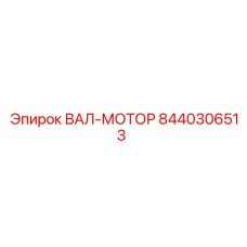 8440306513 ВАЛ-МОТОР Epiroc