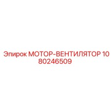 1080246509 МОТОР-ВЕНТИЛЯТОР Эпирок