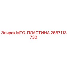 2657113730 MTG-ПЛАСТИНА Epiroc