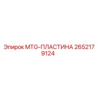 2652179124 MTG-ПЛАСТИНА Epiroc