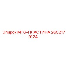 2652179124 MTG-ПЛАСТИНА Epiroc