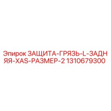 1310679300 ЗАЩИТА-ГРЯЗЬ-L-ЗАДНЯЯ-XAS-РАЗМЕР-2 Epiroc