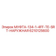 6210125600 МУФТА-134-1-4FF-TE-SRT-НАРУЖНАЯ Epiroc