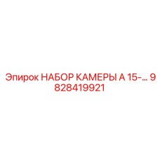 9828419921 НАБОР КАМЕРЫ A 15-… Epiroc