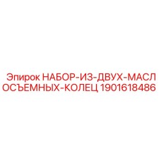 Комплект из двух маслосъемных колец Epiroc 1901618486 для гидроцилиндров