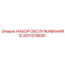 3001519600 НАБОР ОБСЛУЖИВАНИЯ B Epiroc