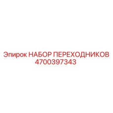 4700397343 Набор переходников Epiroc