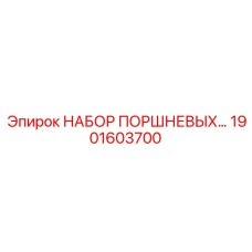 1901603700 НАБОР ПОРШНЕВЫХ Epiroc