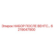 6219047900 НАБОР ПОСЛЕ ВЕНТС Epiroc