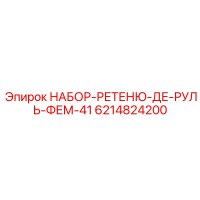 6214824200 НАБОР-РЕТЕНЮ-ДЕ-РУЛЬ-ФЕМ-41 Epiroc