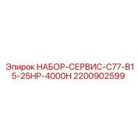 2200902599 НАБОР-СЕРВИС-C77-B15-25HP-4000H Epiroc