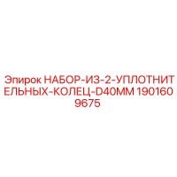 1901609675 НАБОР-ИЗ-2-УПЛОТНИТЕЛЬНЫХ-КОЛЕЦ-D40MM Epiroc