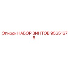 95651675 НАБОР ВИНТОВ Epiroc