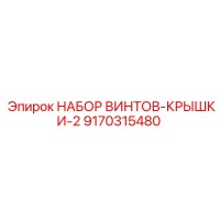 9170315480 НАБОР ВИНТОВ-КРЫШКИ-2 Epiroc