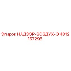 4812157295 НАДЗОР-ВОЗДУХ-Э Epiroc