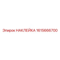 1615666700 НАКЛЕЙКА Epiroc