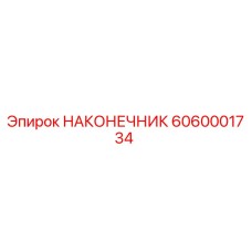 6060001734 НАКОНЕЧНИК Epiroc