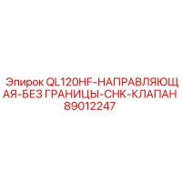 89012247 QL120HF-НАПРАВЛЯЮЩАЯ-БЕЗ ГРАНИЦЫ-CHK-КЛАПАН Эпирок