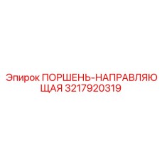 3217920319 ПОРШЕНЬ-НАПРАВЛЯЮЩАЯ Epiroc