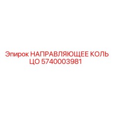 5740003981 НАПРАВЛЯЮЩЕЕ КОЛЬЦО Epiroc