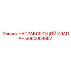 6060004867 НАПРАВЛЯЮЩИЙ КЛАПАН Epiroc