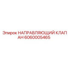 6060005465 НАПРАВЛЯЮЩИЙ КЛАПАН Epiroc