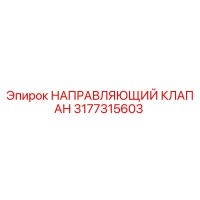 3177315603 НАПРАВЛЯЮЩИЙ КЛАПАН Epiroc