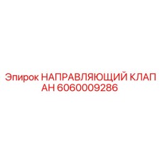 6060009286 НАПРАВЛЯЮЩИЙ КЛАПАН Epiroc